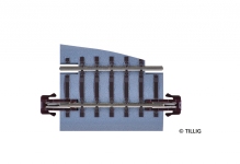 TILLIG 83728 - Bettungsgleis braun, Pass-Stück links (TT, H0m)